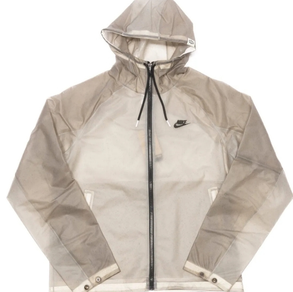 Nike Men Hooded TPU Jacket DM5608-012 Speckled Water Repellent